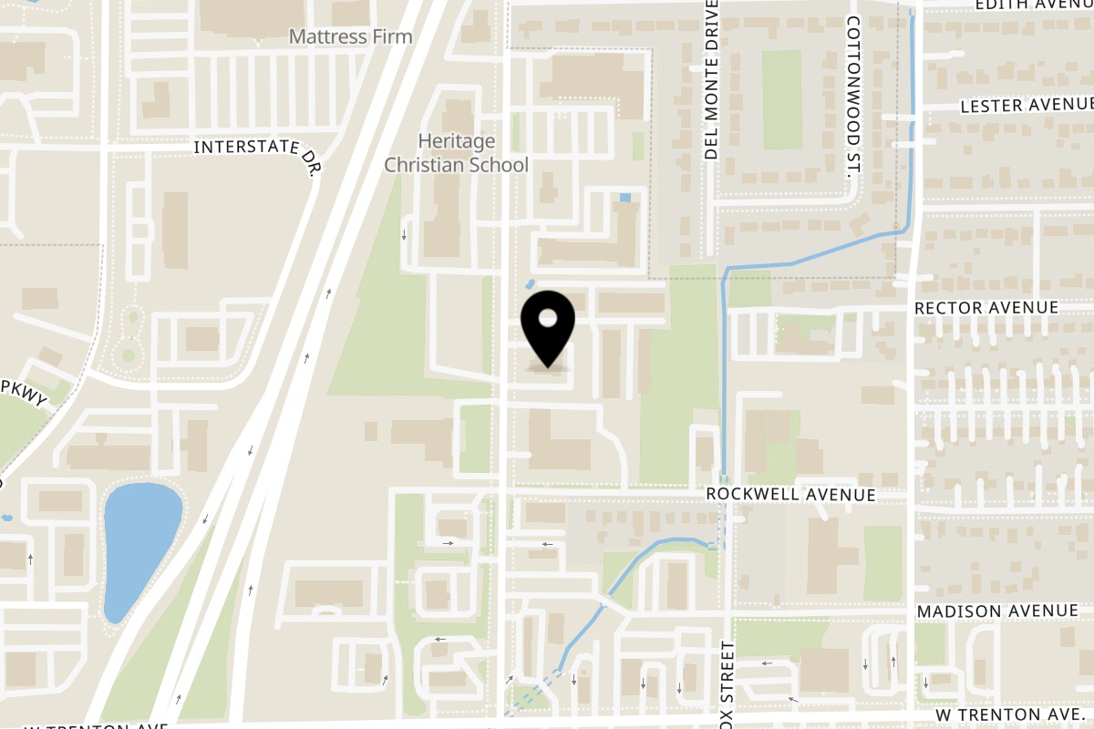 Map showing the location of Beckett's Burger Bar - Findlay, OH on 1801 Broad Ave in Findlay
